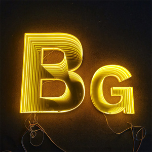 Acrylic gương dấu hiệu 3D dẫn dấu hiệu vô cực gương ánh sáng vô hạn gương dấu hiệu điện tử - Product Image 3