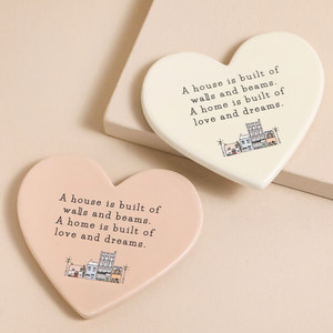 Graziosi sottobicchieri in ceramica a forma di cuore a forma di cuore con stampa uv design coppa in ceramica sottobicchieri custom miglior regalo per i tuoi cari - Product Image 1