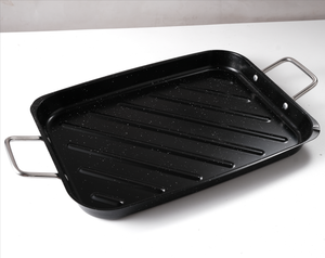 Ensemble de partage de cuisine de dinde grande casserole de barbecue avec injecteur de <span class=keywords><strong>Sauce</strong></span> déchiqueteuse de viande Surface antiadhésive enduite outil de cuisine cadeau de noël - Product Image 1