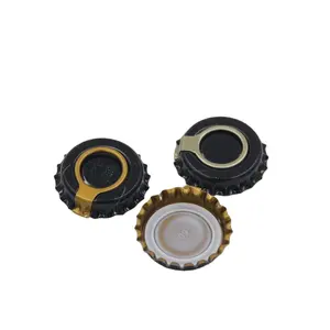 Tapas de botellas fáciles de abrir para tintero de cerveza, material crown cap