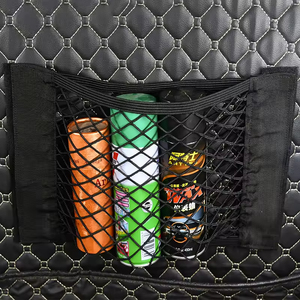 Sac universel 100% nylon élastique auto-adhésif double face en maille pour siège de voiture avec crochet et boucle en nylon - Product Image 1