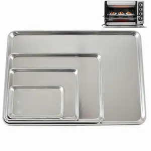 Plaques en Aluminium perforées pour cookies, 9 pièces, plateau de cuisson à pain, Pizza, Muffin, trous