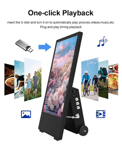 จอแสดงผล LCD แบบพกพาสำหรับใช้งานกลางแจ้งขนาด 43 นิ้ว กันน้ำมาตรฐาน IP65 ความละเอียด 4K พร้อมแบตเตอรี่ในตัว รองรับการเชื่อมต่อผ่าน USB ระบบ Android และ Windows รองรับการใช้งานกับมือถือ - Product Image 2