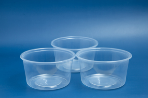 Récipient de nourriture transparent réutilisable durable de boîte en plastique ronde de haute qualité pour l'usage de restaurant de cuisine - Product Image 3