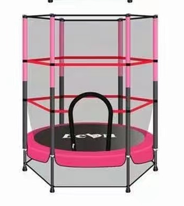 Trampolino per Bambini da Interno con Rete di Sicurezza, Letto Elastico per Bambini e Neonati in Materiale PU Resistente, Certificato TUV - Product Image 5