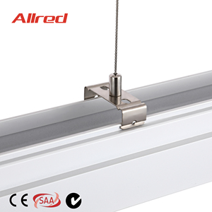 Lumière <span class=keywords><strong>LED</strong></span> linéaire industrielle 82 + CRI Aluminium + Lampe PC pour AC200-240V d'éclairage d'usine d'entrepôt - Product Image 5