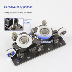 Moderno <span class=keywords><strong>de</strong></span> <span class=keywords><strong>madera</strong></span> individual dormitorio fantasma puerta deslizante riel sin rieles oculto <span class=keywords><strong>de</strong></span> dos vías amortiguador colgante rueda pista Hardware cajón diapositivas - Product Image 1