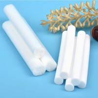 Bâtonnets d'éponge en coton blanc de qualité supérieure, écologiques et absorbants, taille personnalisée pour filtre d'humidificateur et diffuseur d'aromathérapie