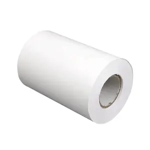 60um white PP frozen glue adhesive thermal label material jumbo rolls adhesion paper film food packaging label