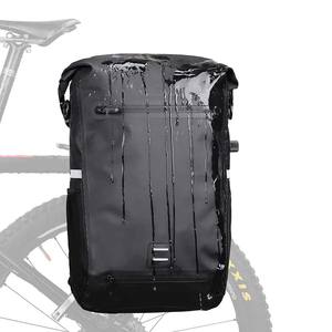 Sac à dos de vélo entièrement étanche, échantillon gratuit, sac de cadre de vélo, sac de voyage longue distance, sacoche de vélo 25L, grand sacoche de vélo - Product Image 1
