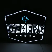 Enseignes lumineuses LED néon en acrylique au design moderne pour bar