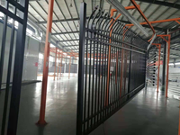 Panel de Cerca de Acero Galvanizado de Nuevo Diseño, 6 pies x 8 pies, Cerca de Hierro Forjado con Recubrimiento en Polvo para Jardín, Seguridad del Patio y Delimitación