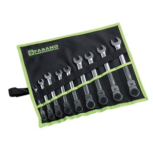 Jeu de clés mixtes Fasano Tools, 8 pièces, métriques, kit d'outils de réparation automobile - Product Image 1