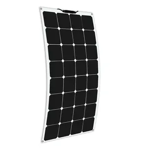 Glory Solar 100 watts semi flexible solar panel with certification Europe semi-flexible solar panel