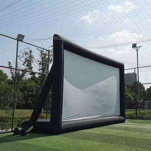 Pantalla de Cine Inflable Grande para Exteriores con Impresión UV, para Eventos Comerciales, Móvil, Portátil, Cortina de Proyección Publicitaria Inflable - Product Image 1