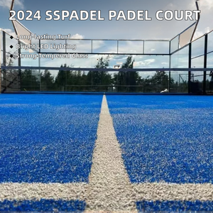 Canchas de tenis de Pádel panorámicas en todo el mundo Venta caliente Acero Cancha De Padel Proveedor superior - Product Image 3