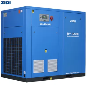 Tekanan Rendah 22KW ZIQI Rotary Screw Air Compressor untuk Industri Tekstil