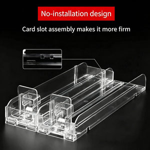 Support de prix publicitaire POP réglable en plastique, design moderne et portable pour supermarché, avec clip mécanique transparent - Product Image 5