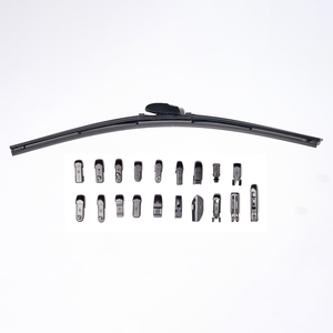 Lame d'essuie-glace multi-adaptateur de haute qualité 12-28 pouces en caoutchouc naturel avec logo personnalisé, adaptée aux modèles mondiaux, lame d'essuie-glace sur mesure - Product Image 2