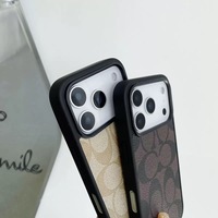 Étui de téléphone design tendance avec fentes pour cartes, étui portefeuille pour iPhone 17 Pro Max, protection intégrale, bords souples