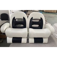 Longcent marine personnalisé yacht deluxe double siège de conduite banc sièges de bateau siège de bateau pliant