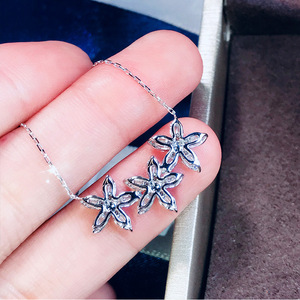Collana con Ciondolo a Stella e Nappa per Donne, Catena Scintillante per Clavicola, Gioielli alla Moda per Uso Quotidiano, Regalo - Product Image 4