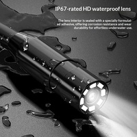 Nouveau lancement : Endoscope industriel avec écran IPS de 4,3 pouces, résolution HD 1080P, sonde de 8 mm, modèle portable, caméra d'inspection pour moteur automobile et tuyauterie