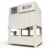 Tour de pulvérisation cyclonique à eau en acier au carbone DZ, dépoussiérage humide, fumées d'huile, brume de peinture, efficacité de purification de 95 %, 35000 m³/h