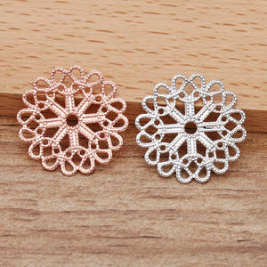 Qiyifeng <span class=keywords><strong>a</strong></span> des accessoires de bijoux de bricolage lavés à l'acide avec des composants de placage de cuivre de 5 couleurs de 23mm (06296) - Product Image 4