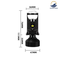 Nouveau projecteur mini H4 T9 ultra-lumineux 12V pour voiture, lentille de phare bi-LED Canbus pour rétrofit/amélioration, pour moto et camion