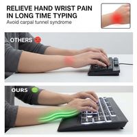 Clavier rétroéclairé filaire USB OEM ODM à grandes touches pour seniors et malvoyants, lettres 4 fois plus grandes à contraste élevé, rétroéclairage LED blanc