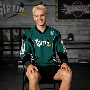 Maillot de football américain personnalisé en gros pour équipes de la Coupe du Monde, uniforme de sport décontracté à manches longues en maille entièrement imprimé - Product Image 5