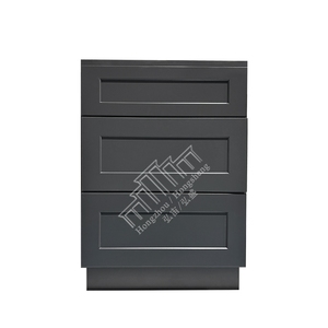 Armoire de cuisine style porte shaker graphite à vendre en Amérique Armoires de cuisine américaines avec tiroirs RTA Armoire à tiroirs en bois - Product Image 2