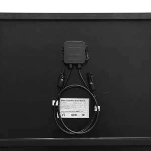 Siêu Trọng Lượng Nhẹ Năng Lượng Mặt Trời Bảng Điều Khiển Mono Tế Bào 100W 120W Hpbc Đầy Đủ Màu Đen Năng Lượng Mặt Trời Bảng Điều Khiển Cho Ban Công Vườn Di Động CCTV Tháp - Product Image 3