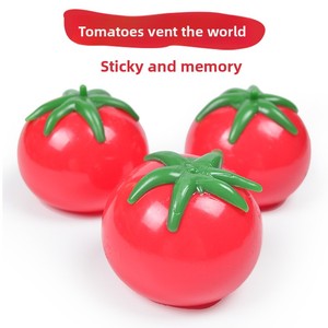 JY Creative Tpr Simulated Food Soft Sticky <b>Squishy</b> <b>Toy</b> Cute Corn Tomato Decompression Novelty & Gag Fo Rsquishy Tomato <b>Toy</b> - Product Image 2