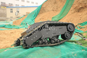 Robot sur chenilles tout terrain à charge utile élevée RC électrique Châssis de robot sur chenilles Plate-forme de robot à chenilles en caoutchouc Ugv - Product Image 5