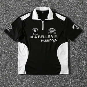 <span class=keywords><strong>Polo</strong></span> extensible anti-boulochage pour homme, tendance 2025, en <span class=keywords><strong>tissu</strong></span> tricoté, pour le quotidien, la gym et le golf, ODM, fourniture ODM, motif imprimé - Product Image 6