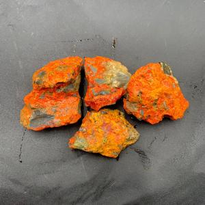 Piedra Natural de Jaspe Naranja Negro en Bruto, Espécimen Mineral, Cristal Curativo, Coleccionable, Decoración y Arte - Product Image 2