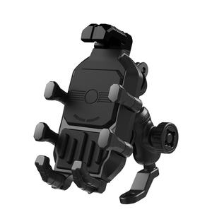 Supporto per cellulare da moto TIEQI con caricatore wireless Type-C, anti-vibrazioni, ammortizzatore, supporto a forma di polpo per bicicletta. - Product Image 6