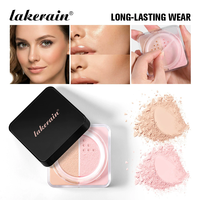 Poudre Libre Bicolore Lakerain Longue Tenue, Fixatrice et Contrôle du Sébum, Teintée, Naturelle et Volumineuse