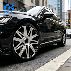 Cerchi in Alluminio Forgiato Argento con Faccia Lavorata 16 17 18 19 20 Pollici 5x112/5x114.3/5x120 per <span class=keywords><strong>Auto</strong></span> di Lusso Lincoln <span class=keywords><strong>Audi</strong></span> Toyota - Product Image 1