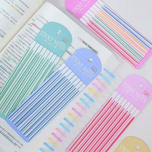 Colorful Multi-Color Transparent PET Paste Note Paper Student Office Promotional <b>Bookmark</b> Must-Have School Season Record Memo - Product Image 5