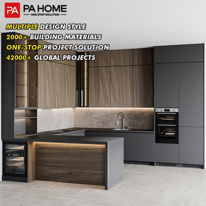 Produttori PA di Mobili da <span class=keywords><strong>Cucina</strong></span> Moderni in Legno di <span class=keywords><strong>Noce</strong></span> e Pietra Sinterizzata, Banconi e Armadietti per <span class=keywords><strong>Cucina</strong></span> - Product Image 1