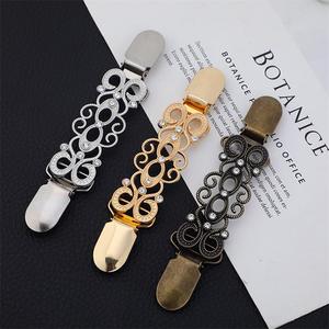 Retro Cardigan maglione collare Clip fiori antichi modello scialle Clip abiti scialle Clip per le donne ragazze - Product Image 2