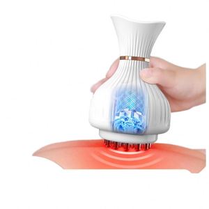 Electric Meridian <b>Brush</b> Whole Body Warm Massager Red Light Heat Cupping Facial Features Household Microcurrent Pulse Massage - Product Image 1