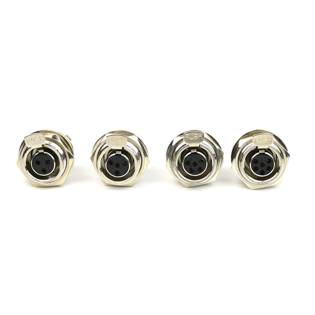Mini Xlr Panel Mount Connector 3pin 4pin 5 Pins 6Pins XLR Female Jack