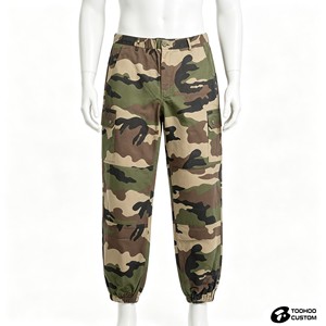 Pantalon cargo camouflage pour homme TOOHOO CUSTOM, en coton tissé, style durable - Product Image 1