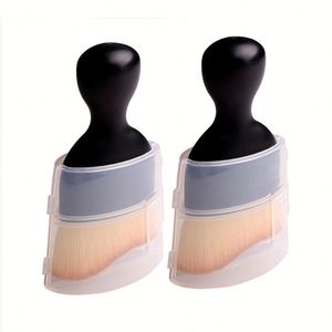 แปรงแต่งหน้าโค้งสำหรับรองพื้นและคอนทัวร์ ขายส่ง โลโก้ส่วนตัว แปรงไนลอนคุณภาพสูงสำหรับรองพื้น - Product Image 4