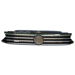Griglia anteriore <span class=keywords><strong>R</strong></span>-<span class=keywords><strong>line</strong></span> griglie centrali Car Styling Chrome black per V W <span class=keywords><strong>Passat</strong></span> <span class=keywords><strong>B8</strong></span> 2017-2019 - Product Image 1