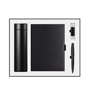 2025 Custom Logo Wholesale Corporate <b>Gift</b> <b>Set</b> Men's Office Business 4 in 1 Notebook <b>Set</b> Promotional Souvenir Giveaway Box <b>Set</b> - Product Image 1